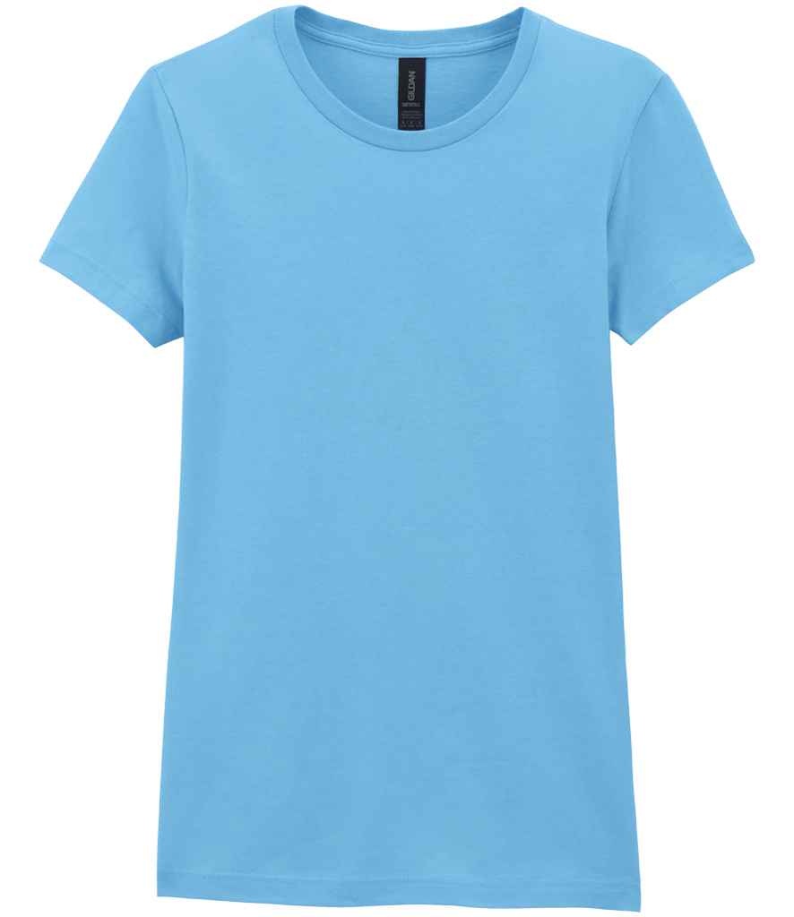 Gildan Ladies SoftStyle® T-Shirt in Sky Blue