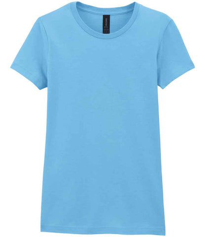 Gildan Ladies SoftStyle® T-Shirt in Sky Blue