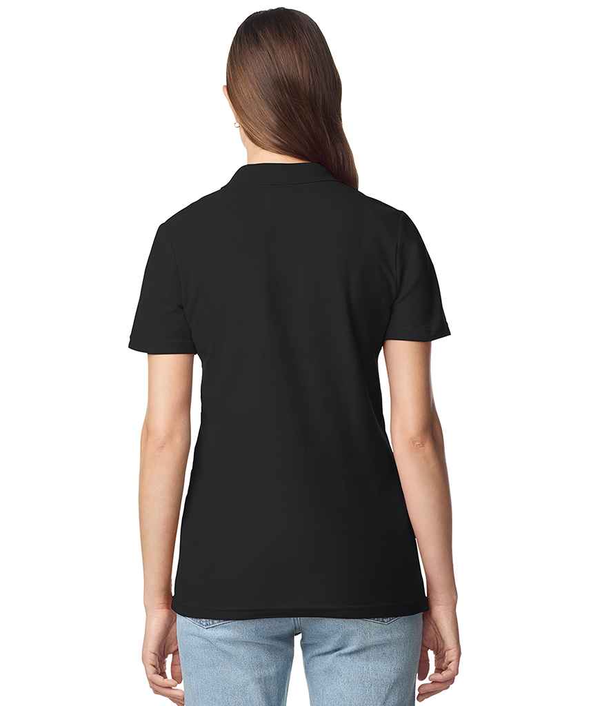 Gildan Gildan Ladies SoftStyle® Double Piqué Polo Shirt Black