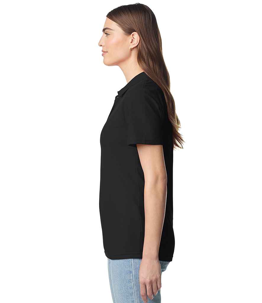 Gildan Gildan Ladies SoftStyle® Double Piqué Polo Shirt Black