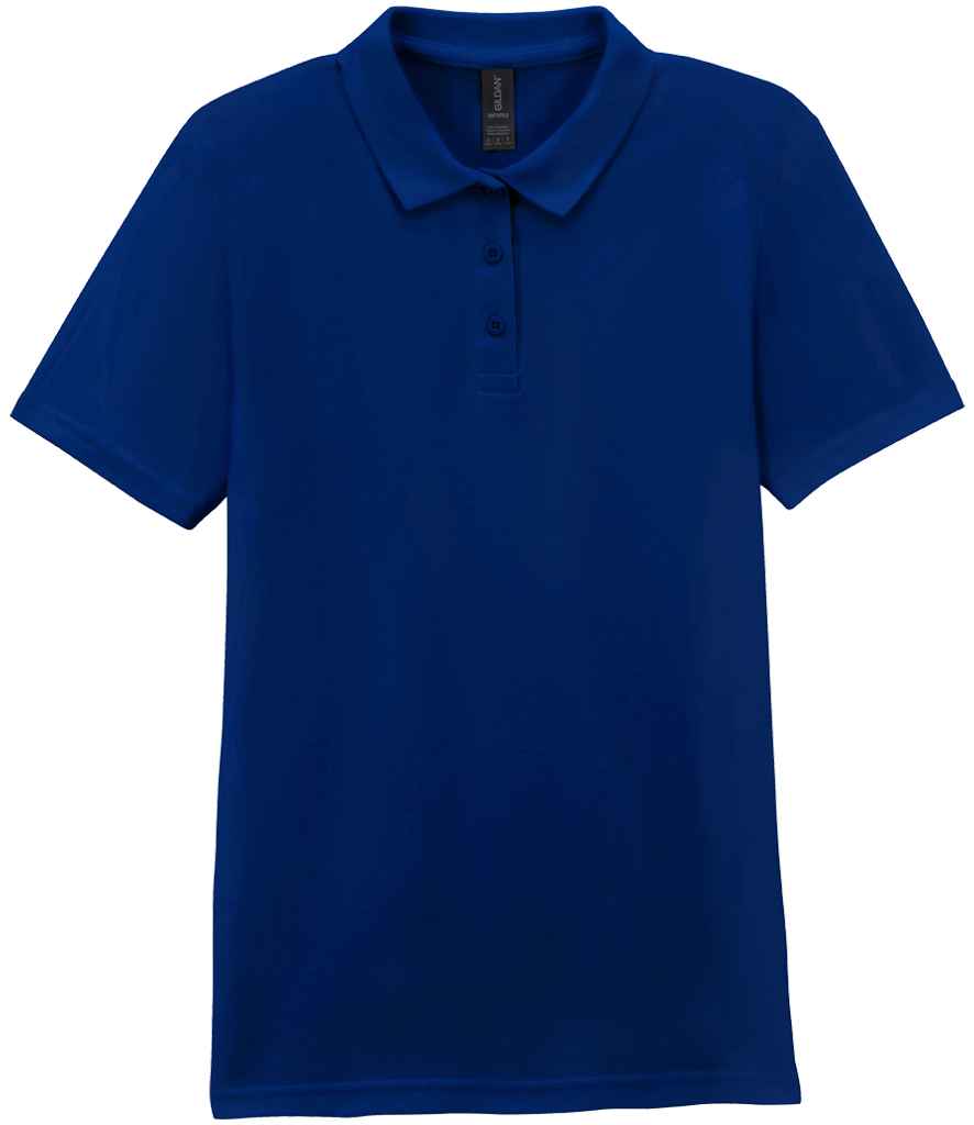 Gildan Ladies SoftStyle® Double Piqué Polo Shirt in Navy