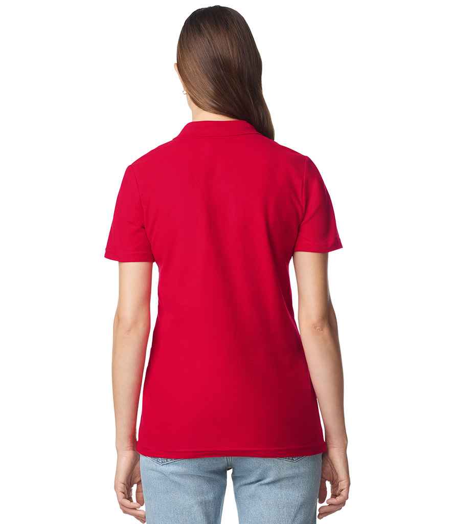 Gildan Ladies SoftStyle® Double Piqué Polo Shirt - model image