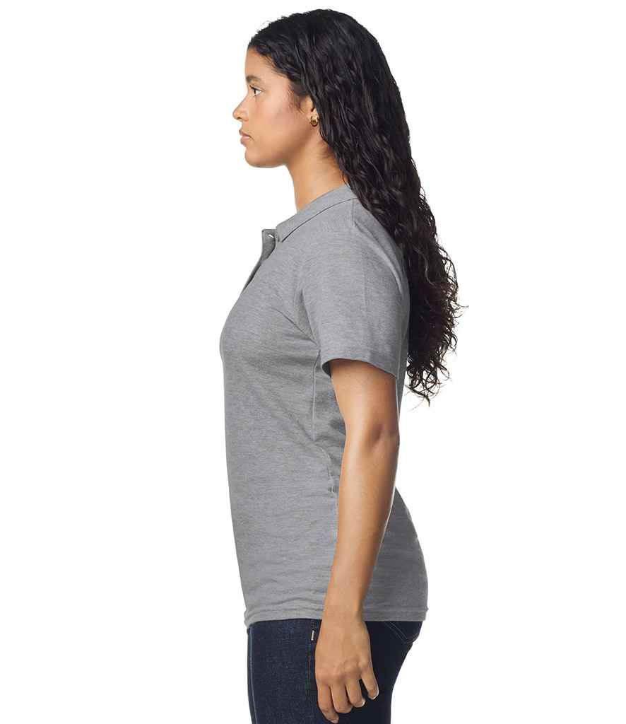 Gildan Ladies SoftStyle® Double Piqué Polo Shirt - model image