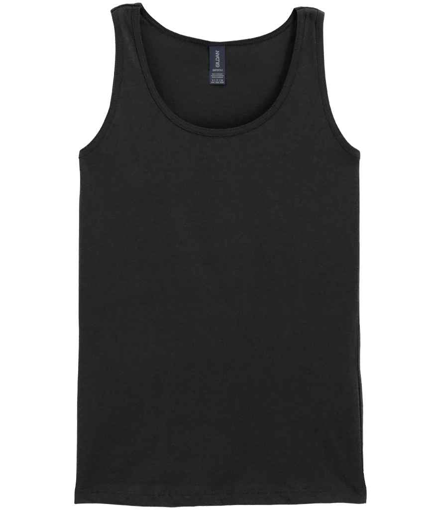 Gildan Ladies SoftStyle® Tank Top in Black