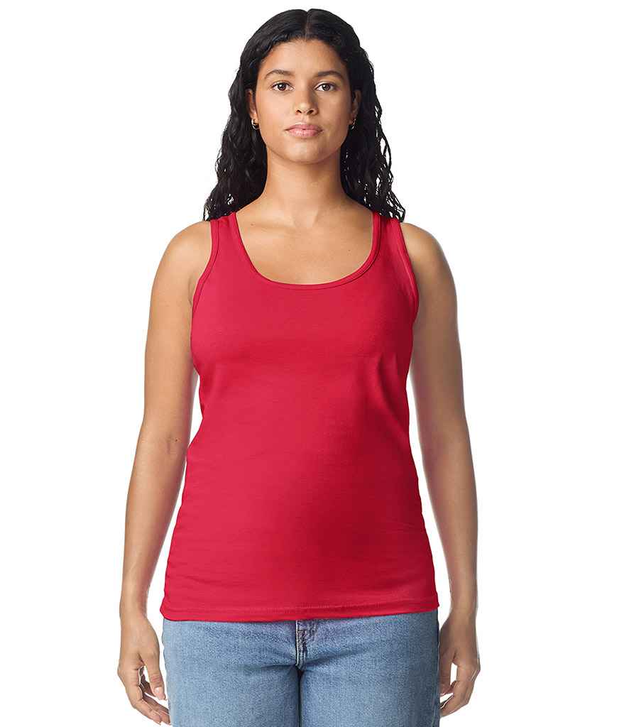 Gildan Gildan Ladies SoftStyle® Tank Top Cherry Red