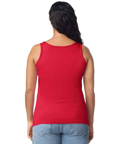 Gildan Gildan Ladies SoftStyle® Tank Top Cherry Red
