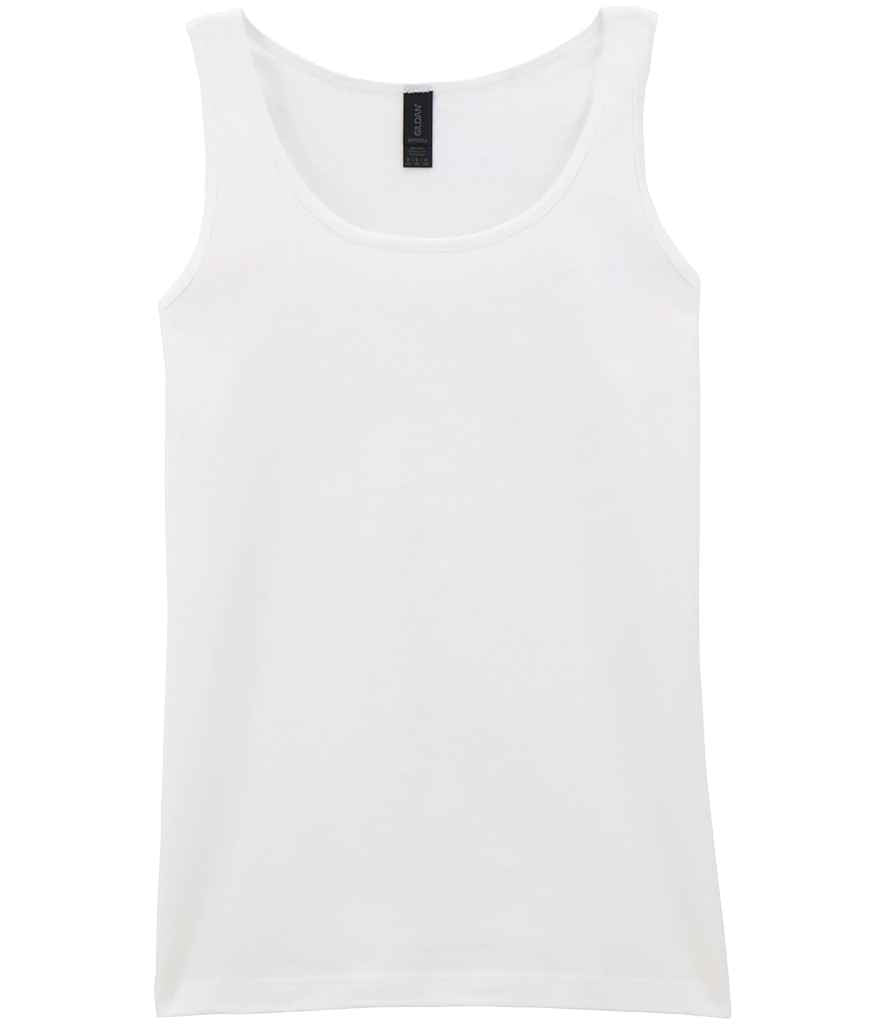 Gildan Ladies SoftStyle® Tank Top in White