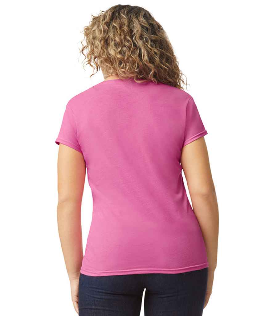 Gildan Gildan Ladies SoftStyle® V Neck T-Shirt Azalea
