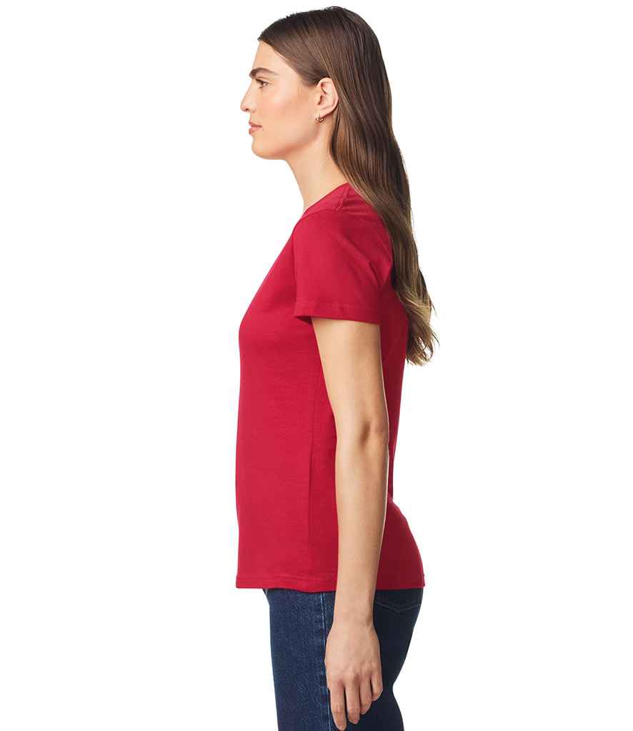 Gildan Gildan Ladies SoftStyle® V Neck T-Shirt Cherry Red