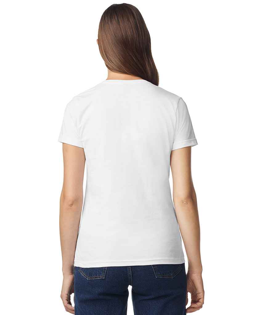 Gildan Gildan Ladies SoftStyle® V Neck T-Shirt White