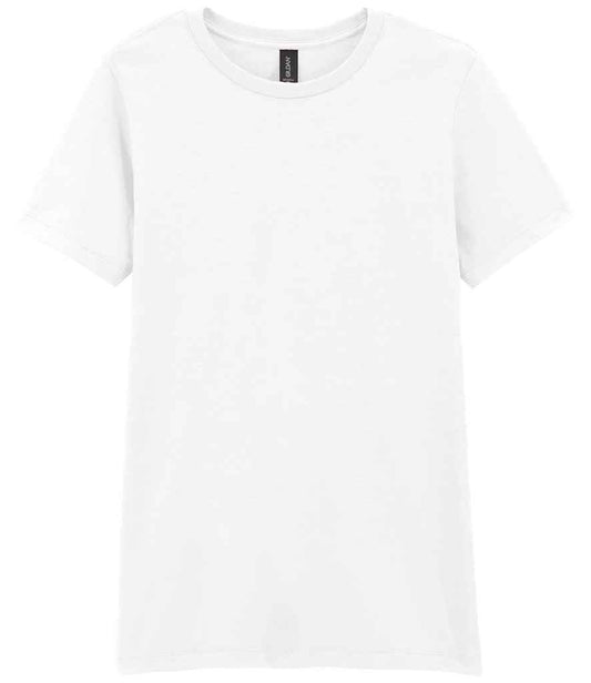 Gildan Ladies SoftStyle® CVC T-Shirt in White