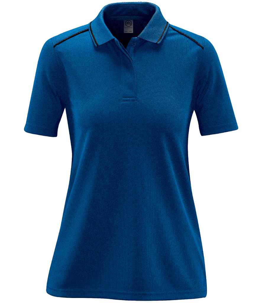 Stormtech Ladies Endurance HD Polo Shirt in Azure/Black