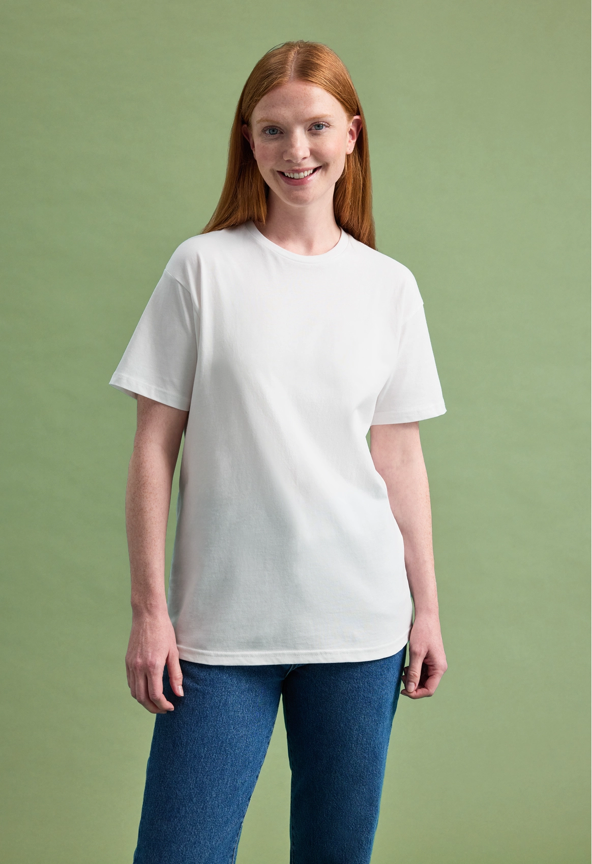 Uneek Eco T Shirt Bottle Green