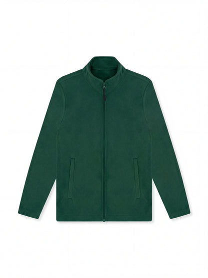 Uneek Eco Full Zip Fleece Jacket Bottle Green