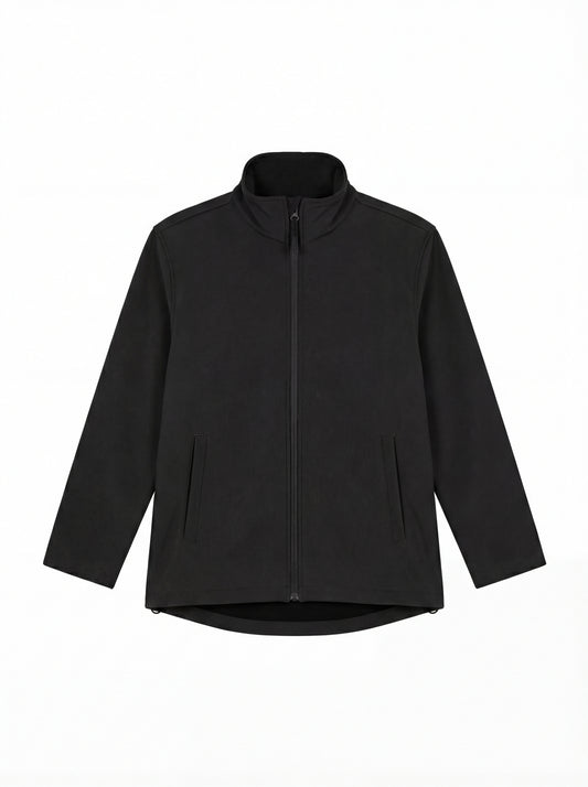 Uneek Eco Full Zip Softshell Jacket Black