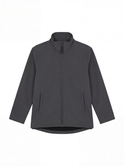 Uneek Eco Full Zip Softshell Jacket Charcoal