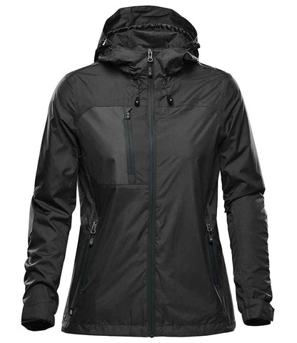 Stormtech Ladies Olympia Shell Jacket in Black/Black