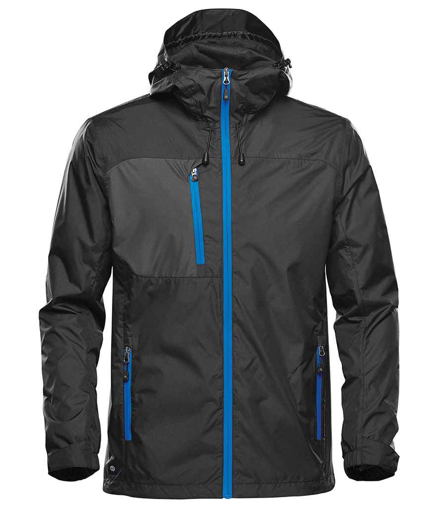 Stormtech Olympia Shell Jacket in Black/Azure