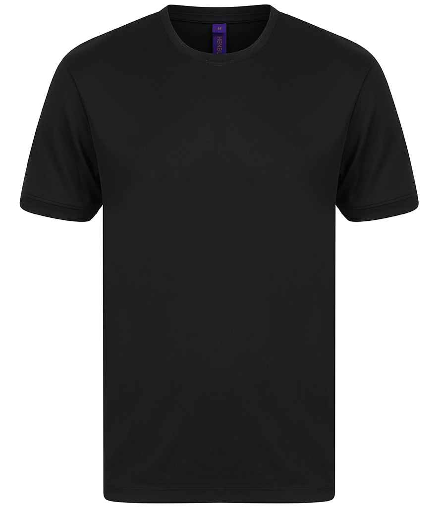 Henbury HiCool® Performance T-Shirt in Black