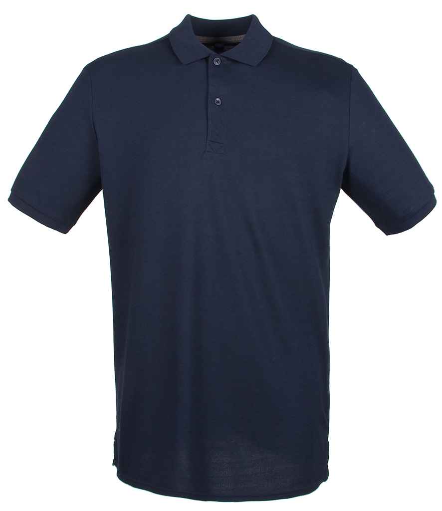 Henbury Henbury Modern Fit Cotton Piqué Polo Shirt Oxford Navy