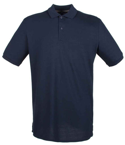 Henbury Henbury Modern Fit Cotton Piqué Polo Shirt Oxford Navy