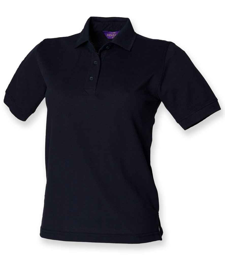 Henbury Henbury Ladies Poly/Cotton Piqué Polo Shirt Navy
