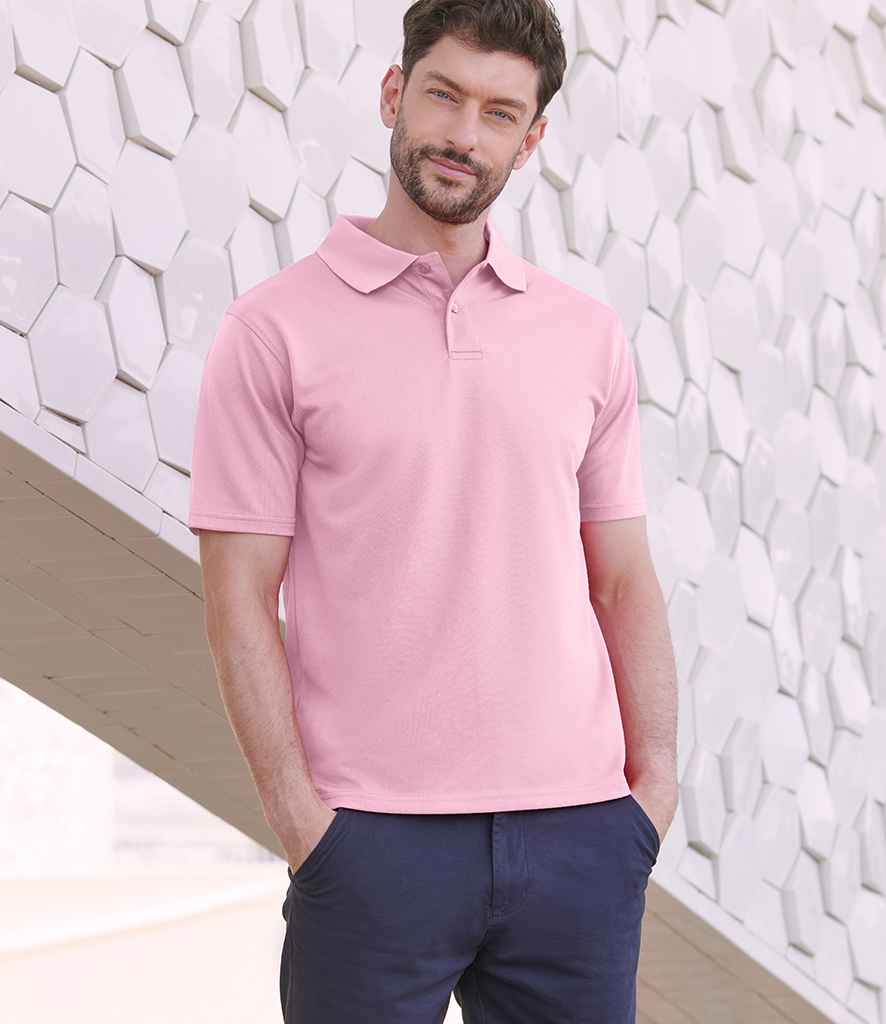 Henbury Henbury Coolplus® Wicking Piqué Polo Shirt Baby Pink