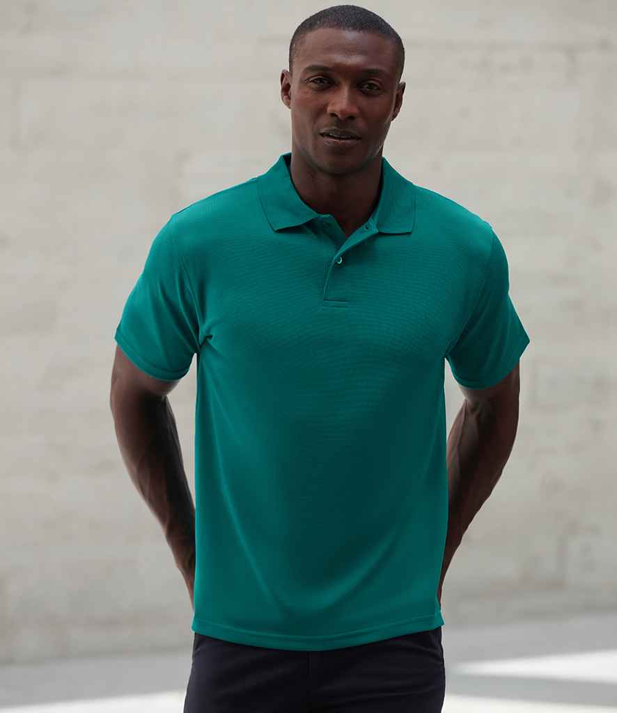 Henbury Henbury Coolplus® Wicking Piqué Polo Shirt Bright Jade
