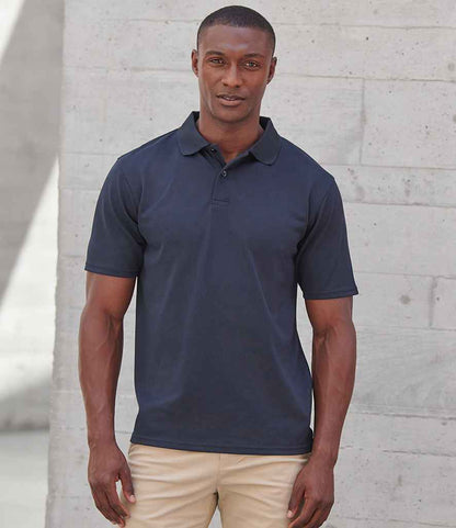 Henbury Henbury Coolplus® Wicking Piqué Polo Shirt Navy