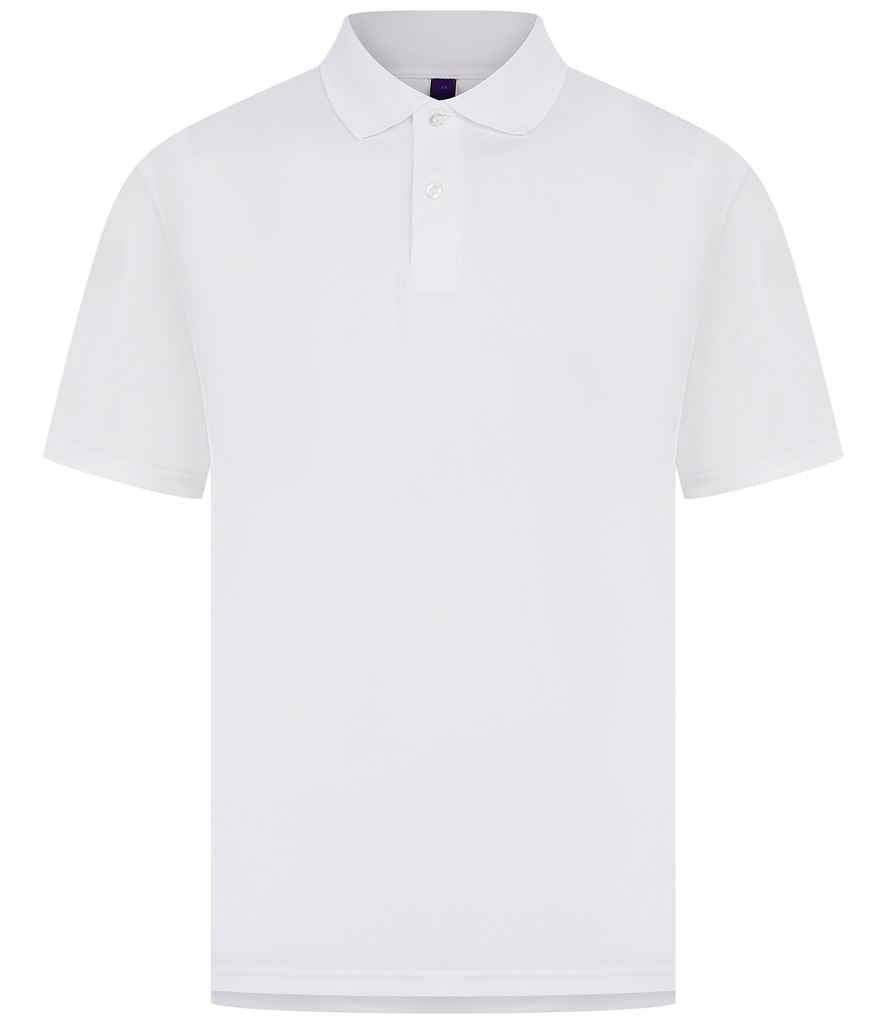 Henbury Henbury Coolplus® Wicking Piqué Polo Shirt White