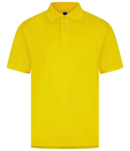 Henbury Henbury Coolplus® Wicking Piqué Polo Shirt Yellow