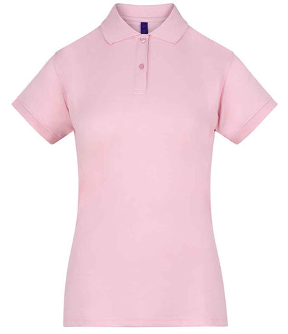 Henbury Ladies Coolplus® Wicking Piqué Polo Shirt