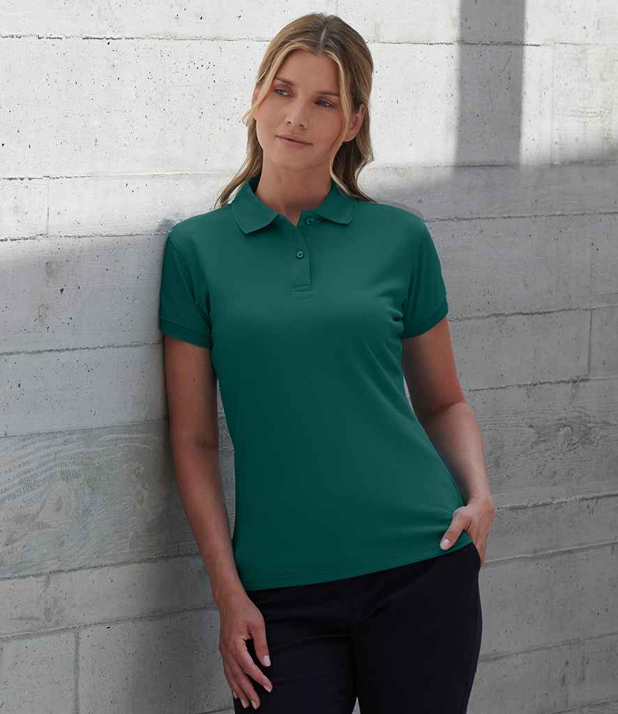 Henbury Henbury Ladies Coolplus® Wicking Piqué Polo Shirt Bright Jade