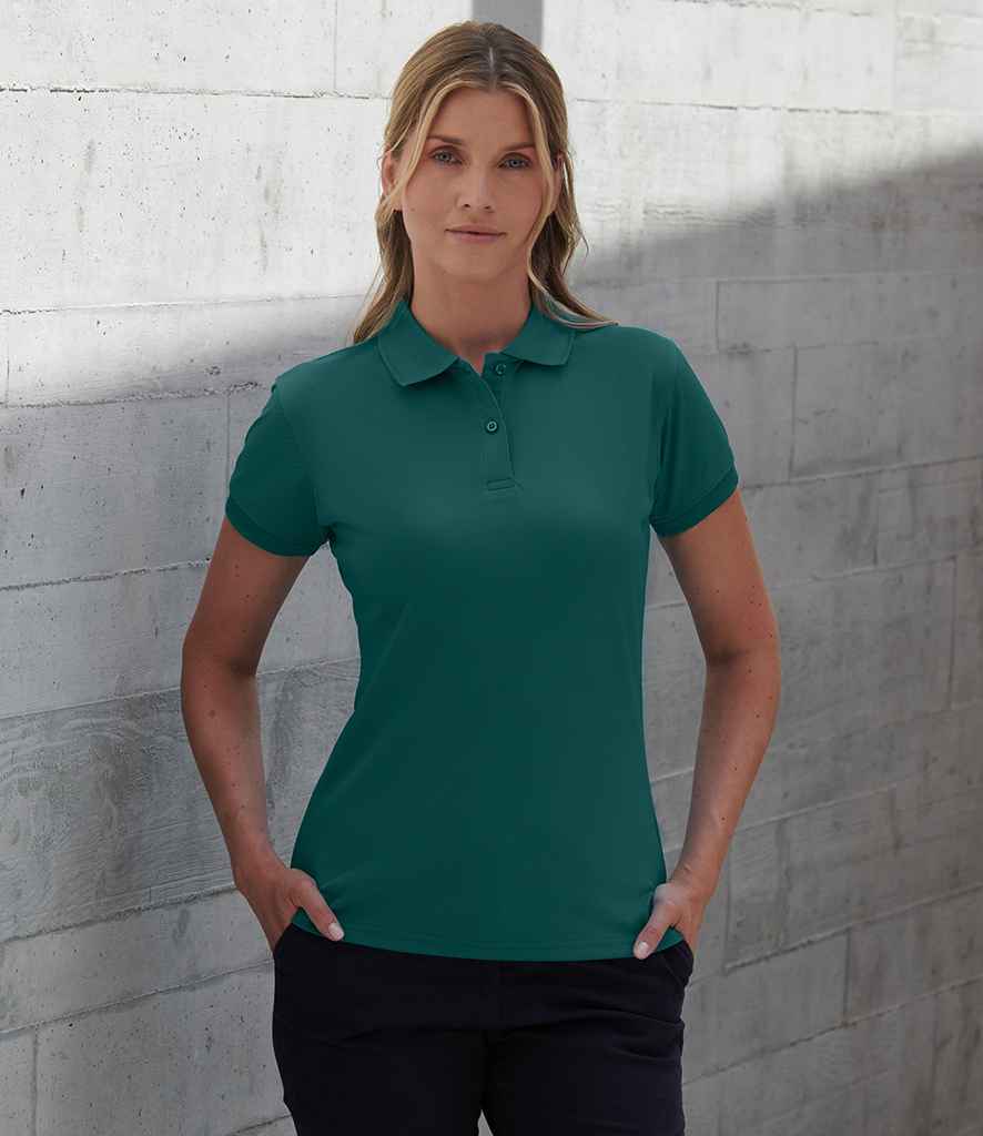 Henbury Henbury Ladies Coolplus® Wicking Piqué Polo Shirt Bright Jade