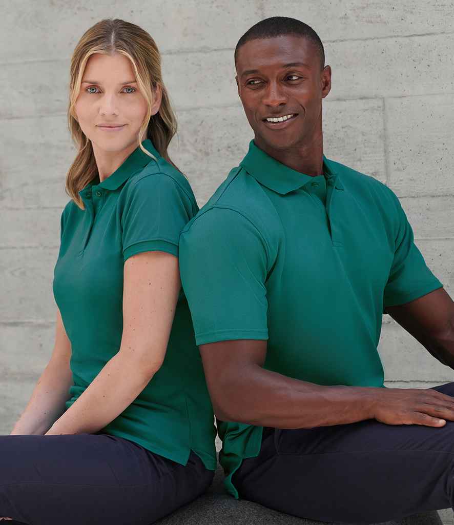 Henbury Ladies Coolplus® Wicking Piqué Polo Shirt - model image