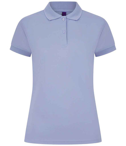 Henbury Henbury Ladies Coolplus® Wicking Piqué Polo Shirt Lavender