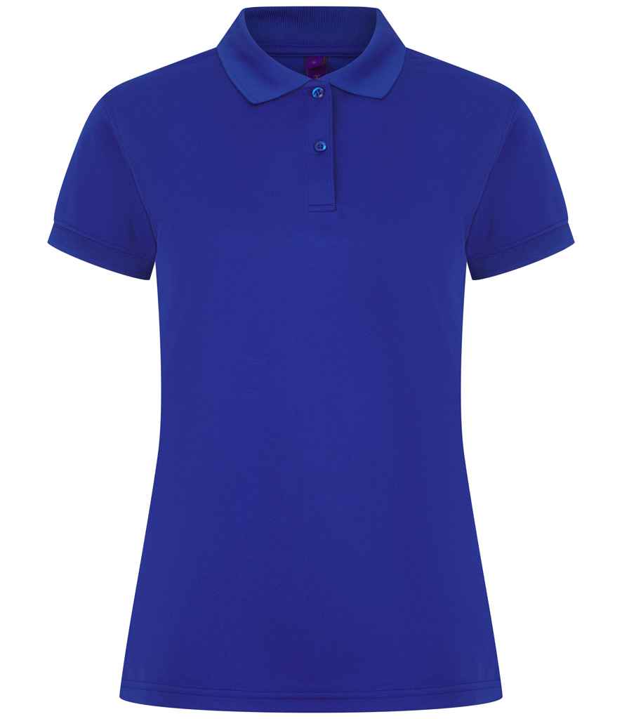 Henbury Henbury Ladies Coolplus® Wicking Piqué Polo Shirt Royal Blue