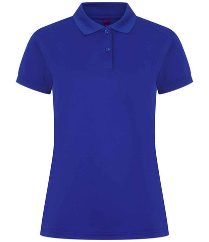 Henbury Henbury Ladies Coolplus® Wicking Piqué Polo Shirt Royal Blue