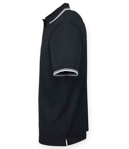 Henbury Coolplus® Tipped Polo Shirt