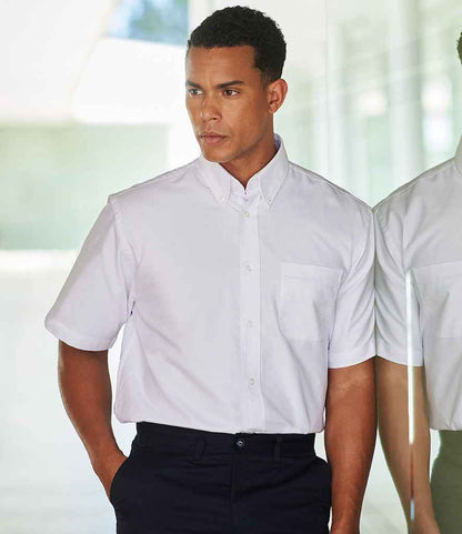 Henbury Henbury Short Sleeve Classic Oxford Shirt