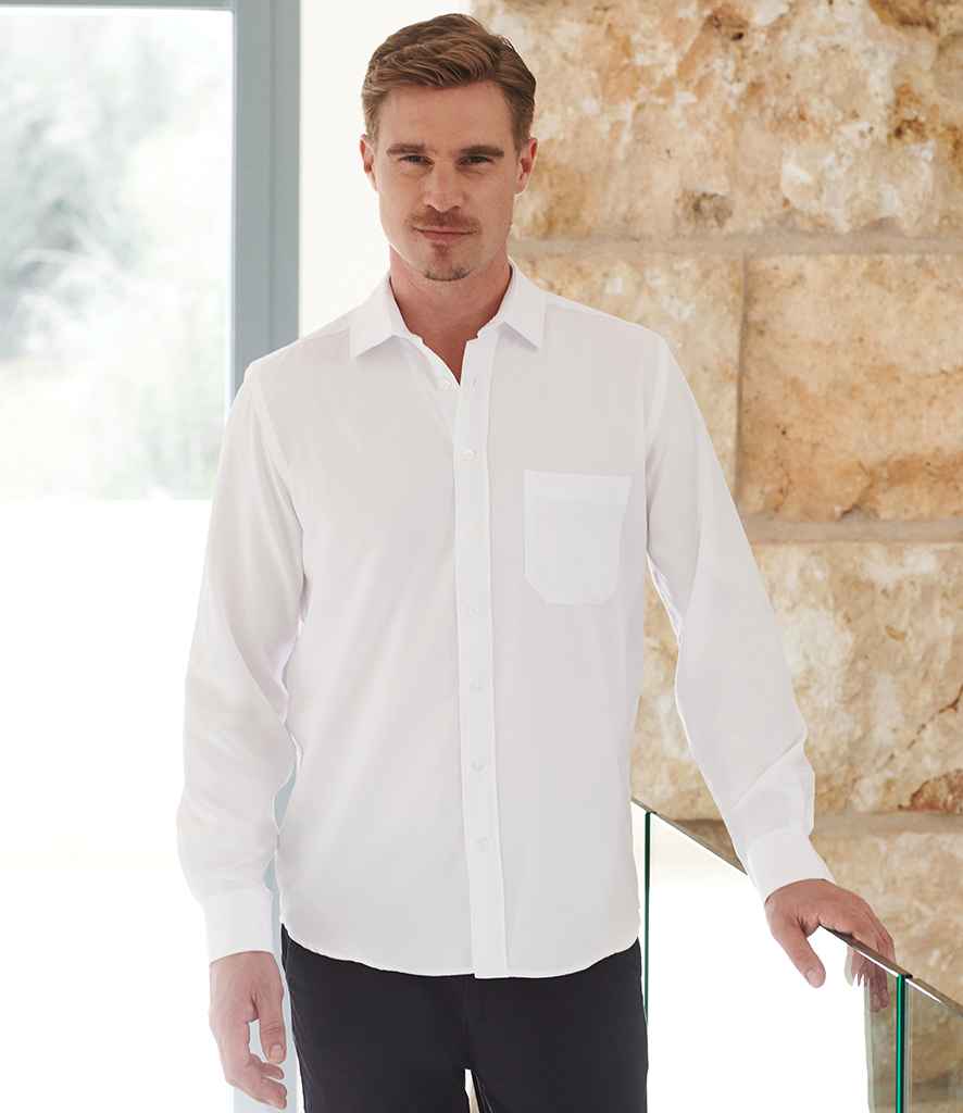Henbury Henbury Long Sleeve Wicking Shirt