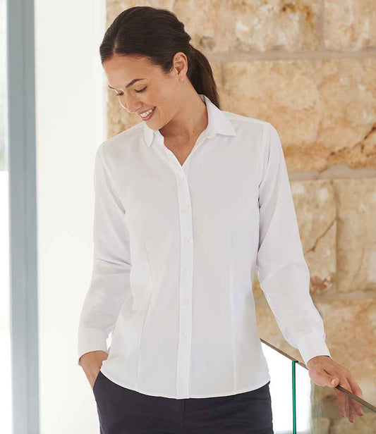 Henbury Henbury Ladies Long Sleeve Wicking Shirt