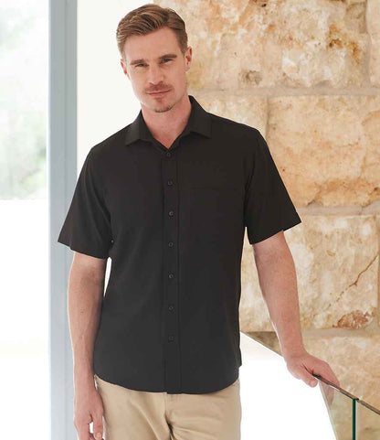 Henbury Henbury Short Sleeve Wicking Shirt