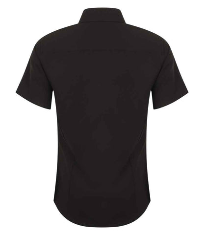 Henbury Ladies Short Sleeve Wicking Shirt