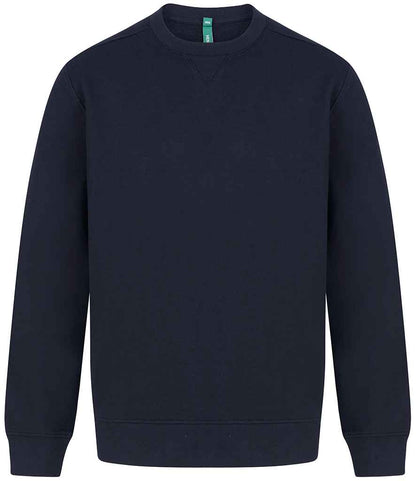 Henbury Unisex Sustainable Sweatshirt in Navy