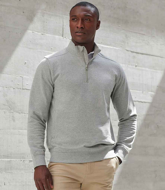 Henbury Henbury Unisex Sustainable 1/4 Zip Sweatshirt