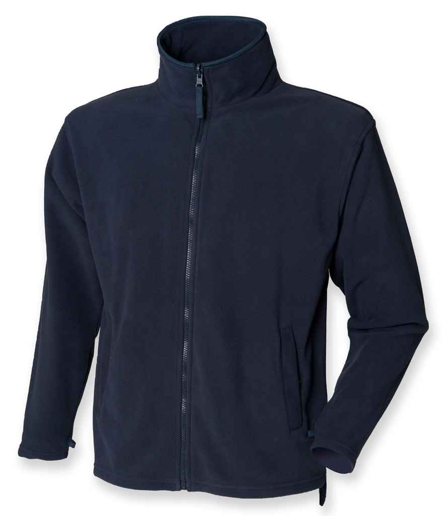 Henbury Micro Fleece Jacket in Navy