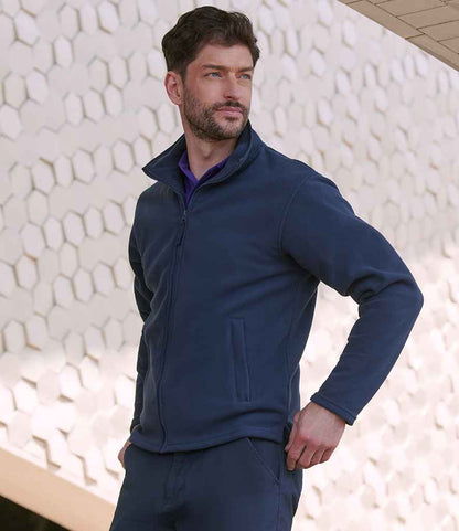 Henbury Henbury Micro Fleece Jacket Navy