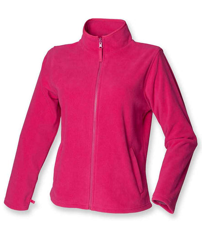 Henbury Henbury Ladies Micro Fleece Jacket Fuchsia