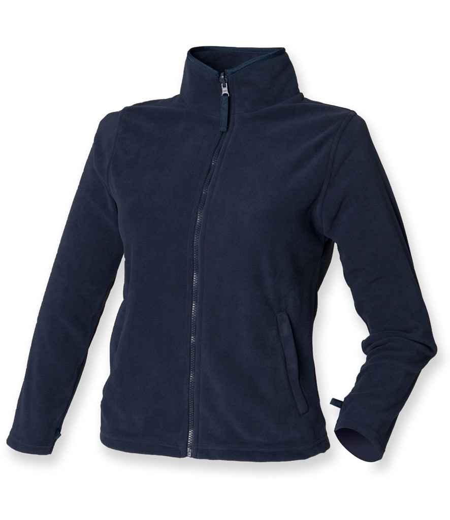Henbury Henbury Ladies Micro Fleece Jacket Navy